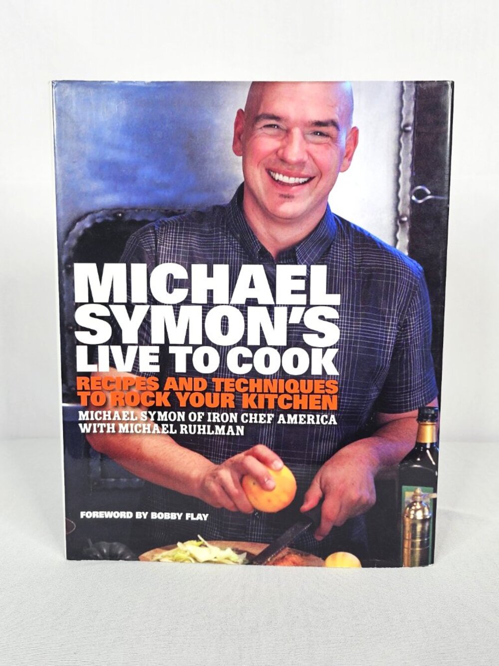 Michael Symon | Signed Live to Cook Cookbook | Autographed Hardcover